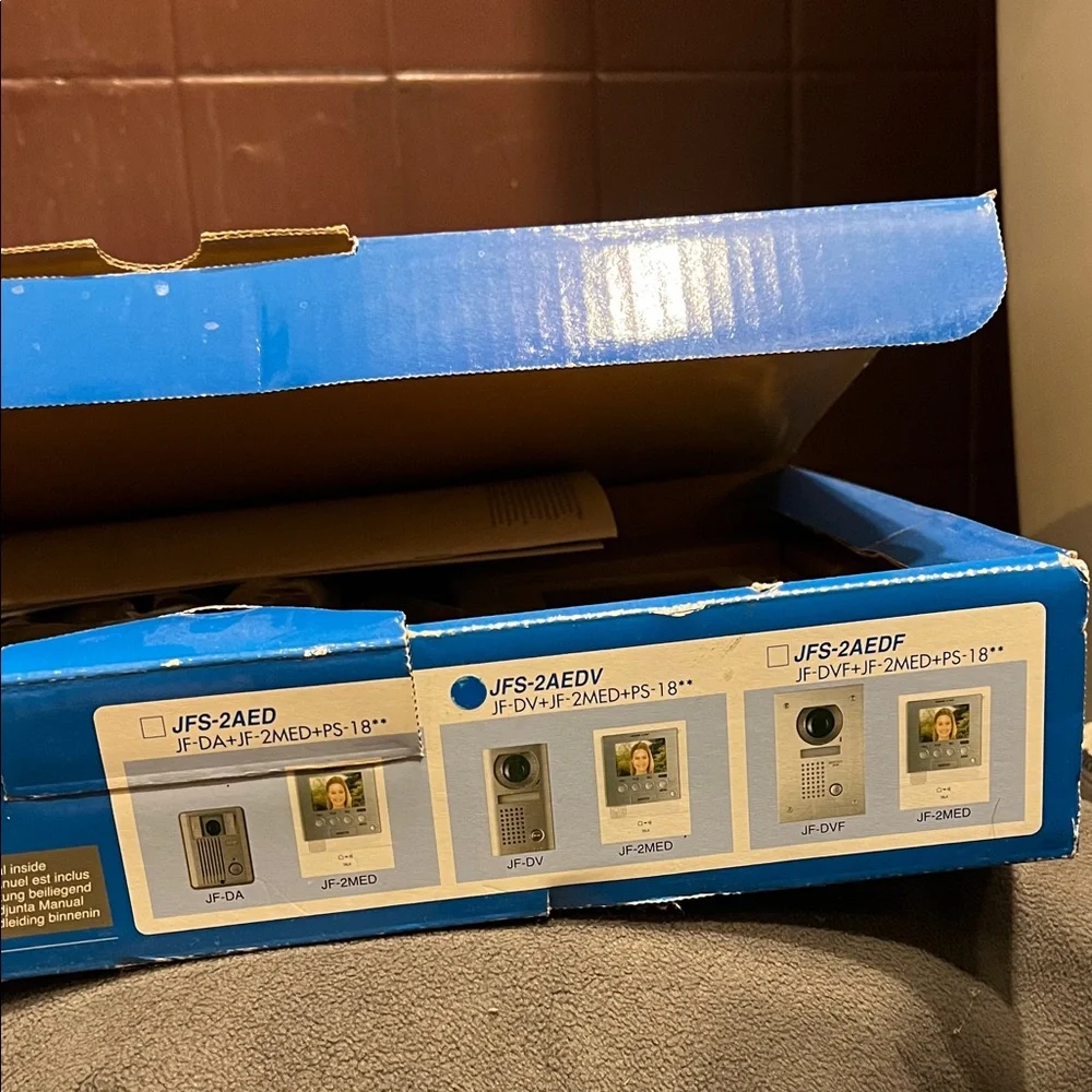 JF-Series JFS-2AEDV White Video Intercom Monitor
